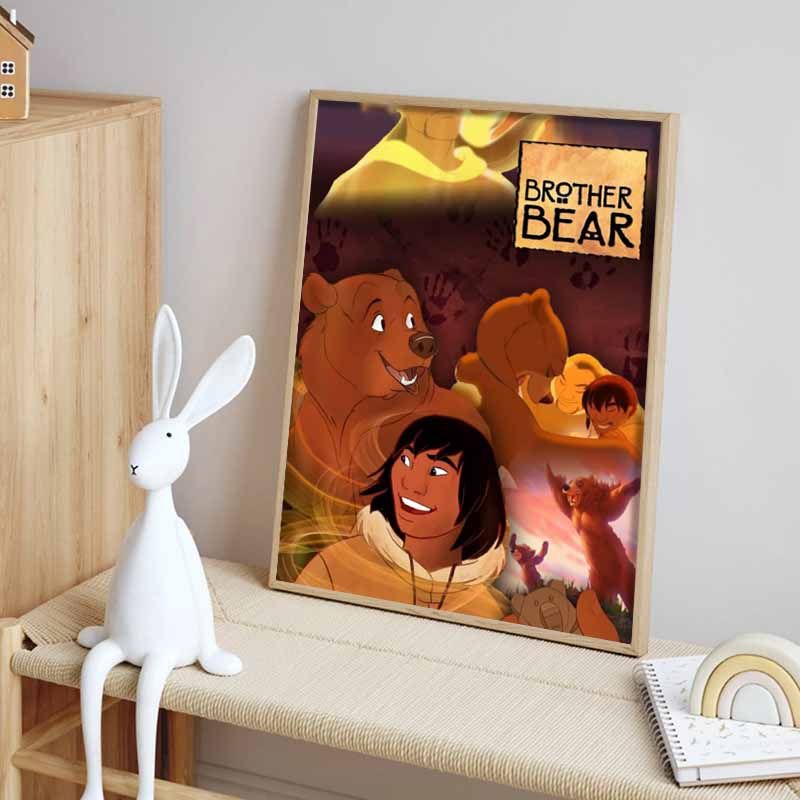Disney 5D DIY Diamond Painting: The Legend of The Bear Poster Illustration Cartoon Full Diamond Mosaic Diamond Painting Art Wall Decoration Craft Set