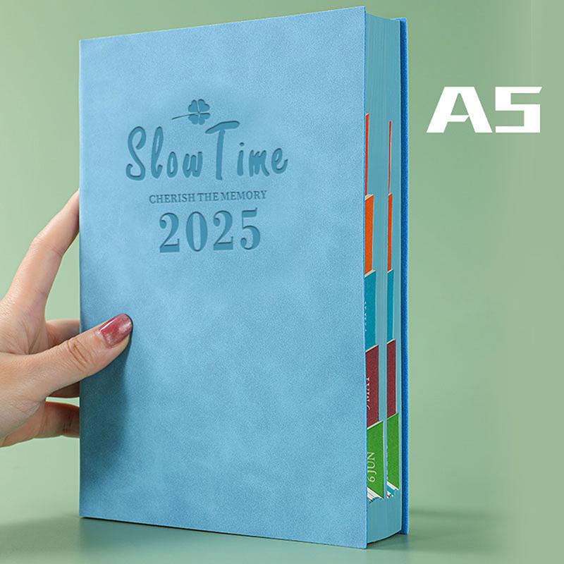 

Календарь 2025 года, деловой блокнот, учебная тетрадь, план управления временем, утолщенная тетрадь, школьные принадлежности, блокноты as the picture