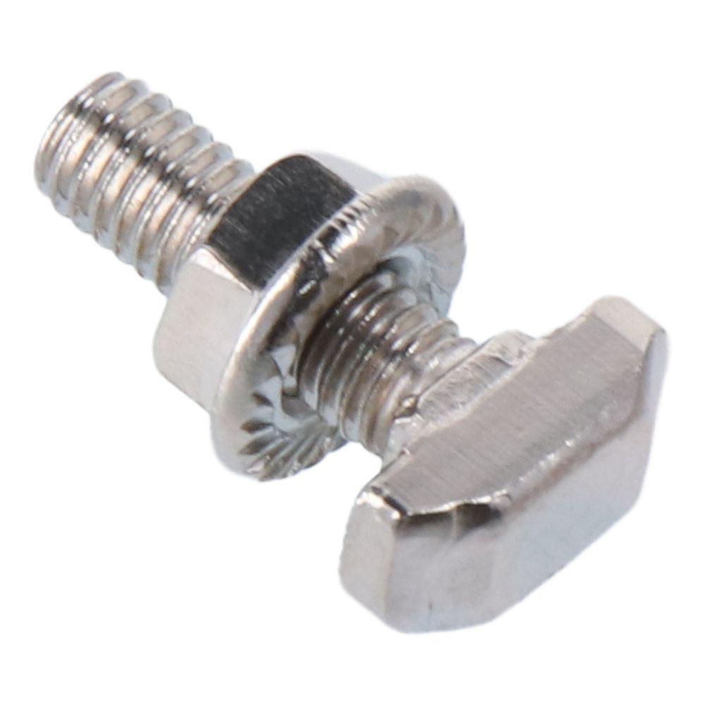 20 Sets Carbon Steel M6 Hexagon Flange Nut Set M6x20mm Hammer Head T-Bolt