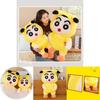 Adorable New Crayon Shinchan Transformation Plush Toy Creative Stuffed Bear Gift 40cm 50cm 60cm 80cm