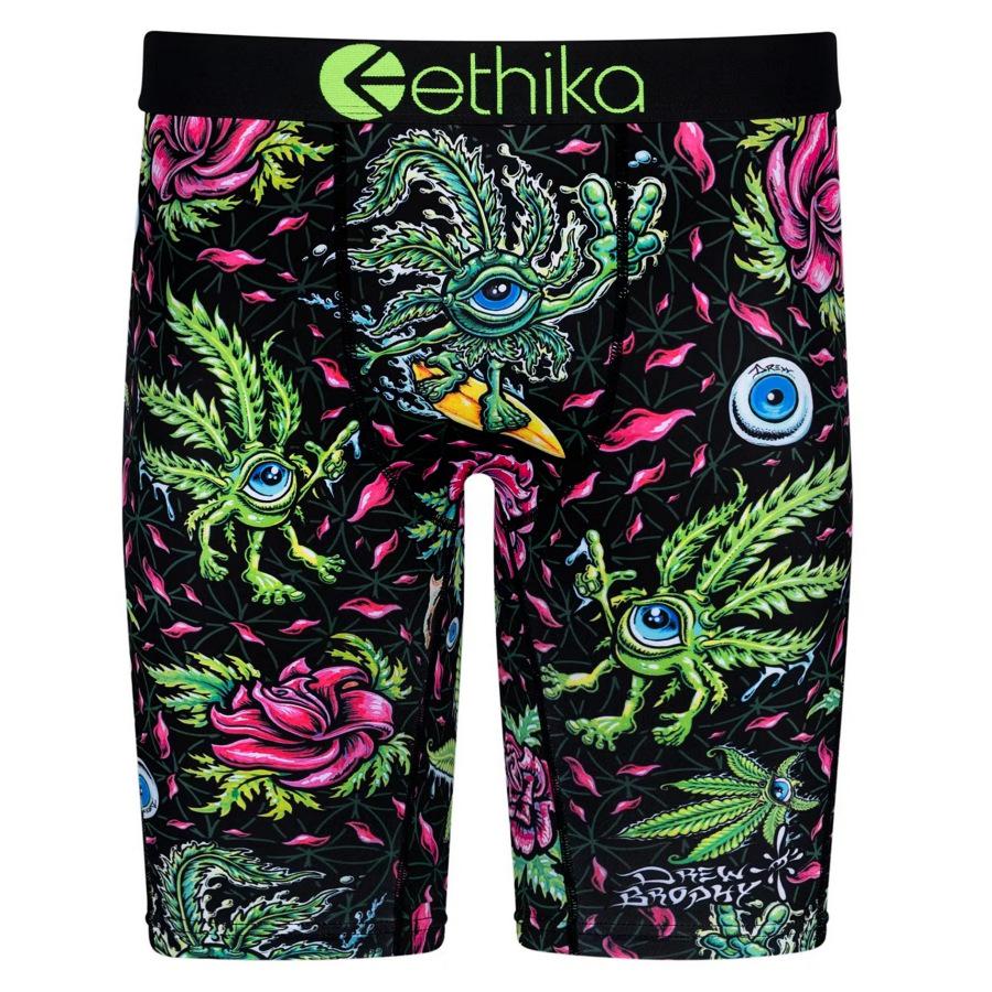 

Чоловіча дихаюча квадратна білизна ETHIKA: Модні спортивні труси з принтом, плавки для фітнесу, пляжні штани. S EU size (90-120 jin)