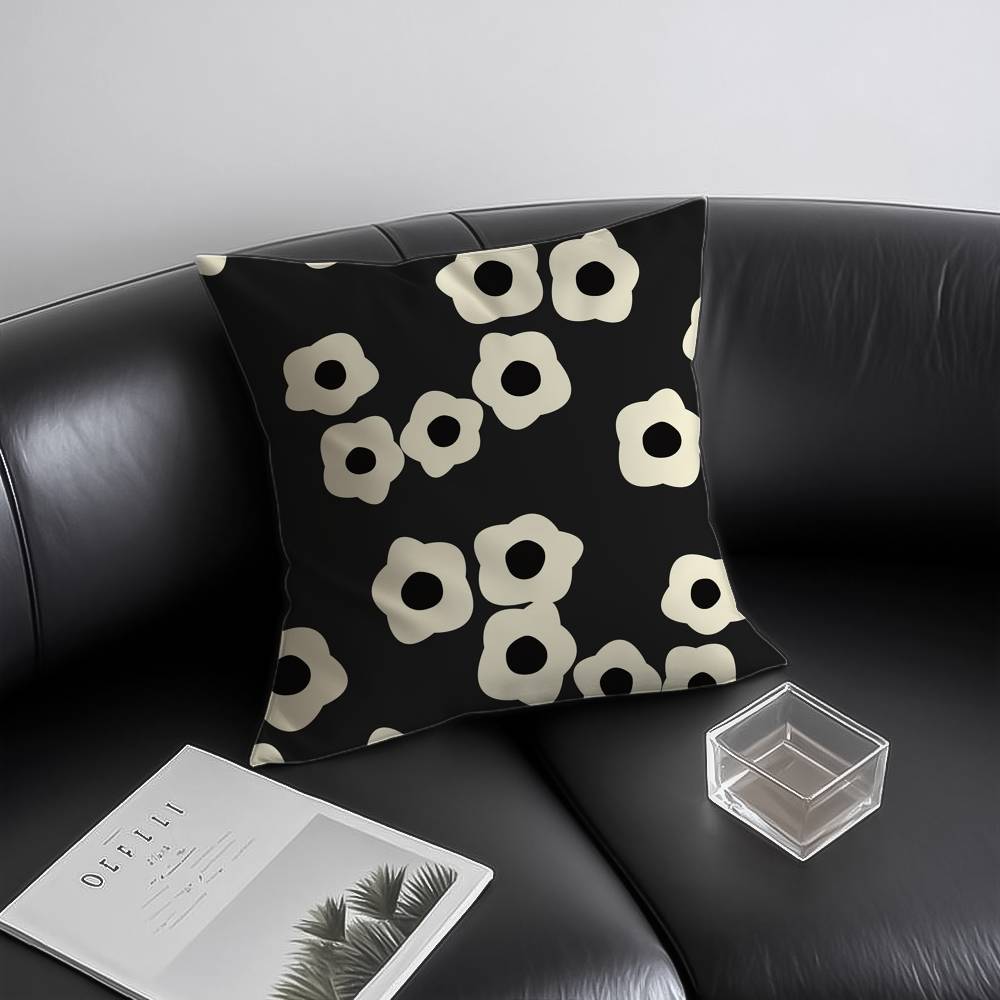 O-Orla Kiely Flower Pillow Case Anti-dustmite Invisible Zipper Sofa Bed