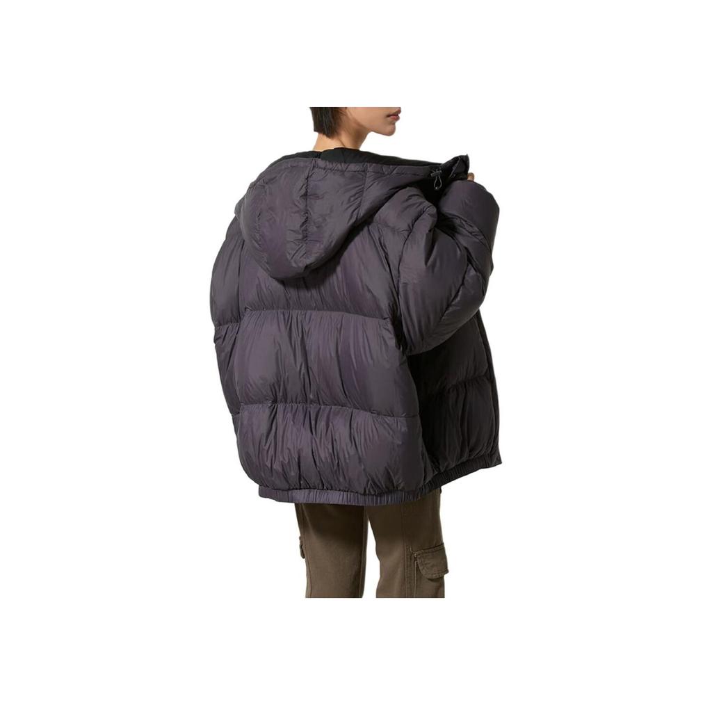 Adidas Originals Street Down FW25 Puffer Jacket Solid Color Logo Hooded Warm Sports 600 Fill Duck Down Bread Down Jacket Women Jacket KG4914