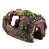 Antique Resin Wine Barrel Aquarium Decoration Ornament 808