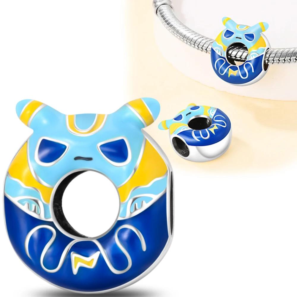 Copper Chocolate Lollipop Macaron Gourmet Charm Pendant Beads Fit Charm Original Bracelet For Women Jewelry Making