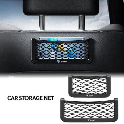 1 Stuks Auto Netzak Telefoonhouder Opbergnet Doos Pocket Organizer Voor X1 X2 X3 X4 X5 X6 1 2 3 4 5 6 Serie F10 F30 F01 F25 F15