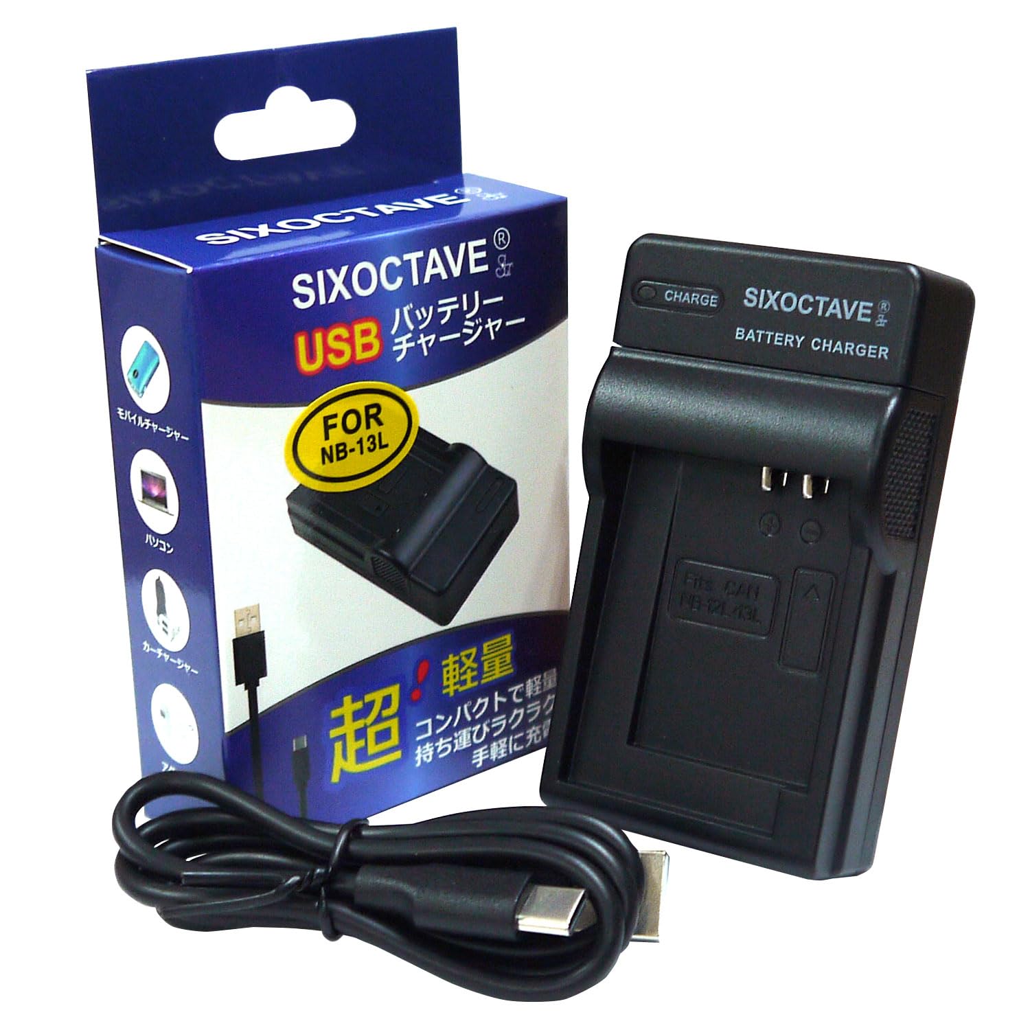 

str Compatible USB Charger for Canon PowerShot G7 Power Shot G7 X Mark Power Shot G9 X Mark PowerShot SX630 Power Shot SX720 Power Shot G5 PowerShot синій