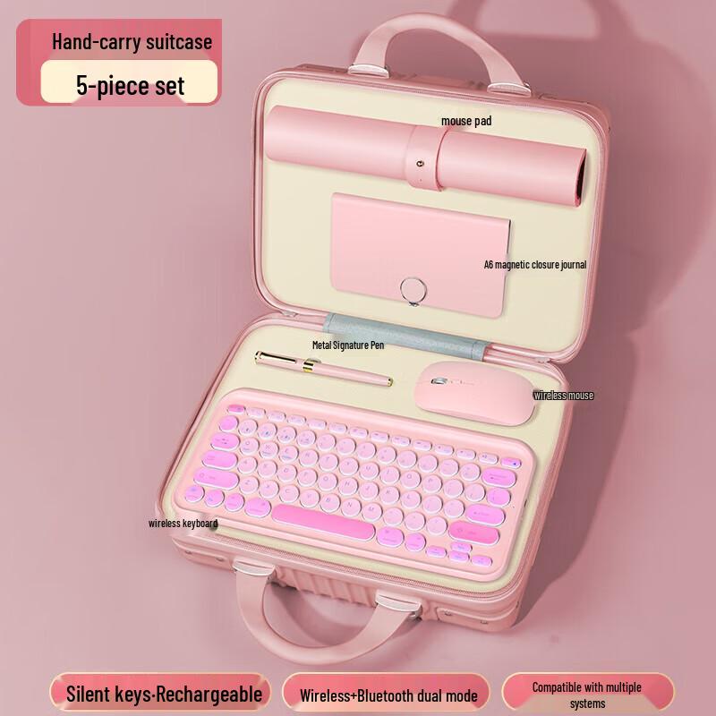 JiaZhiLi High-Grade Pink Stainless Steel Tumbler