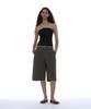 PARTIMENTO WOMEN Deconstructed Strapless Top_Black