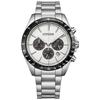 Horloge op Zonne-energie 10 ATM Waterbestendig CITIZEN COLLECTION Saffierglas Zakelijk Analoog Datum Secondewijzer Zilver Wit Zwart Horloge Zonne-energie [CITIZEN]