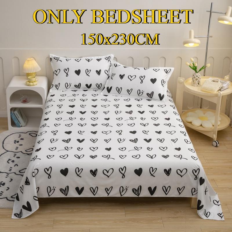Bed Sheets Skin-friendly Brushed  Thickened Double Single Bed Multi-specification Sheets for All Seasons