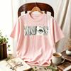 Anime Girl Eyes Unisexga Panel Graphic T Shirt Japanese Aesthetic Cartoon Print Unisex Harajuku Otaku Casual Cotton Anime Fan Tees