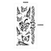 English Tattoo Sticker Feather Red Lip Totem Arm Circle Set Simulation Waterproof Tattoo Sticker