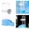 Water Bottle Drinker Clear Food Dispenser Container Set Mount In Cage