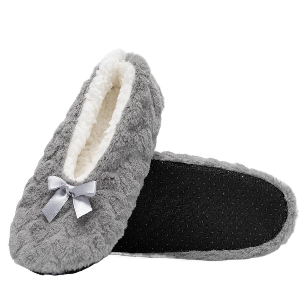 Heart Thicken Plush Socks Thermal Bow Sleeping Socks Simple Winter Floor Socks Girls