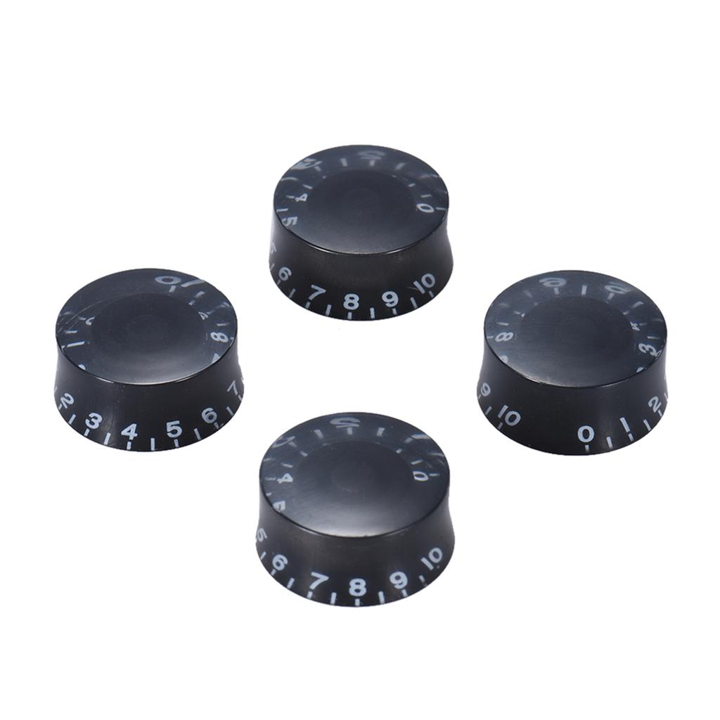 4pcs Speed Volume Tone Control Knobs for Gibson Les Paul Guitar Replacement Electric Guitar Parts White