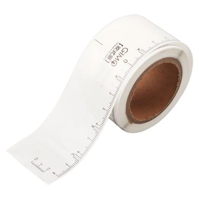 50pcs Eyebrow Stencils Ruler Adhesive Disposable Transparent Microblading Map Ruler Sticker