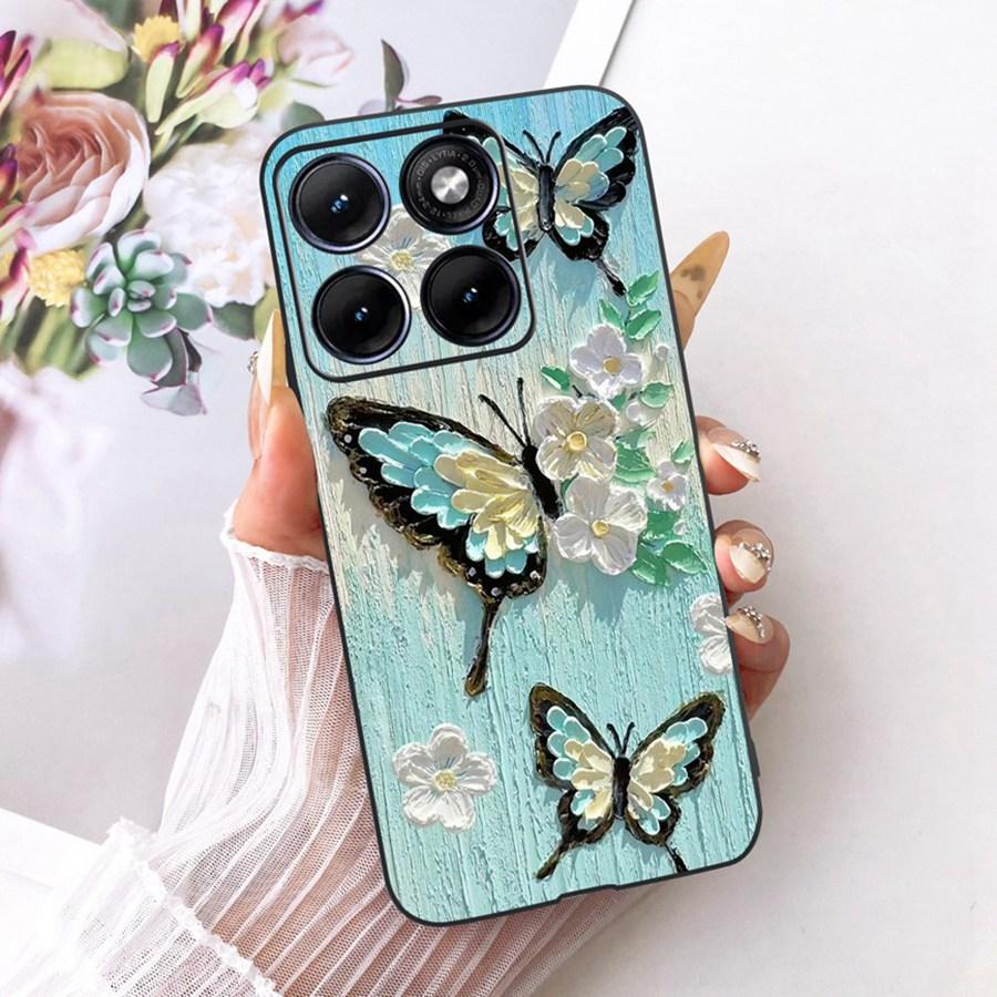 Fashion Painted Shell for Motorola Edge 70 Fusion Case Eedge70 Fusion Soft Silicone Black Cover for Moto edge 70fusion Capa