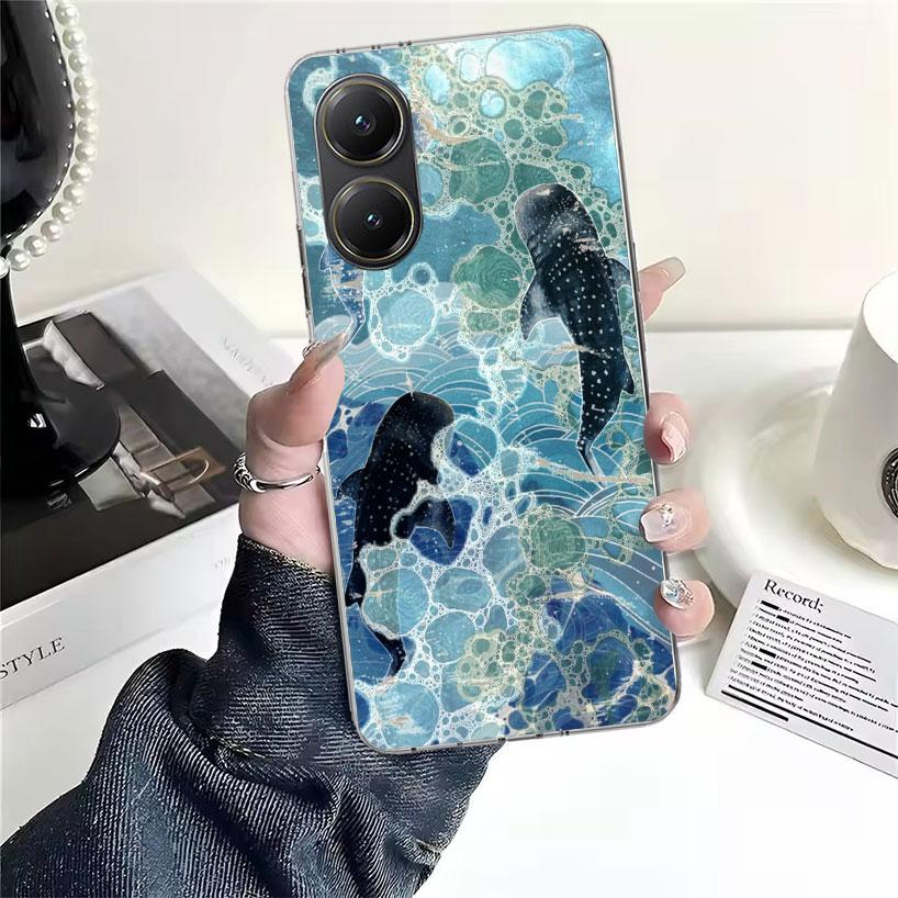 Ocean Whale Shark For Xiaomi Poco X7 X6 X5 F7 Ultra F6 F5 Pro Phone Case X4 Nfc F4 Gt F3 M6 M5S M5 M4 M3 Fundas Cover Coque