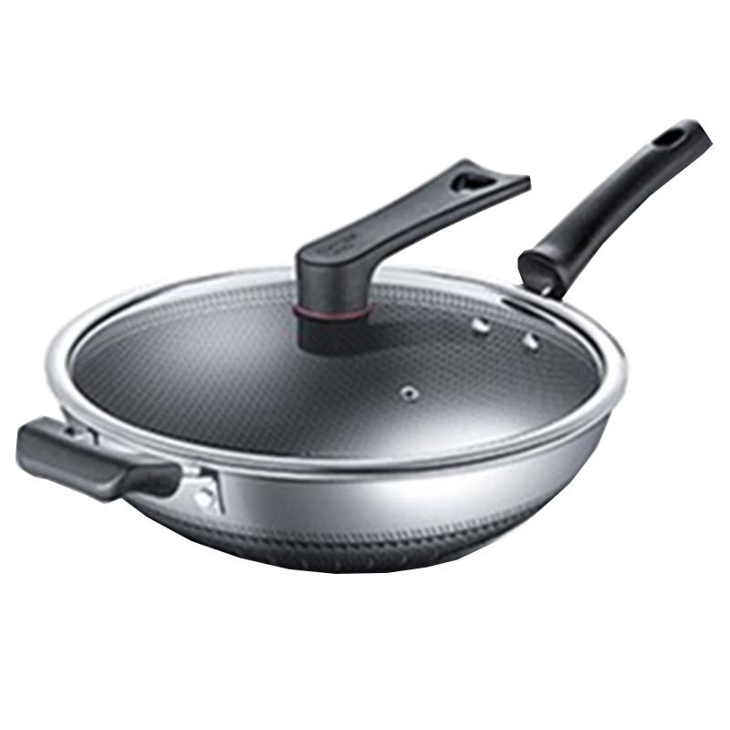 COOKER KING 316 Stainless Steel Non-stick Wok
