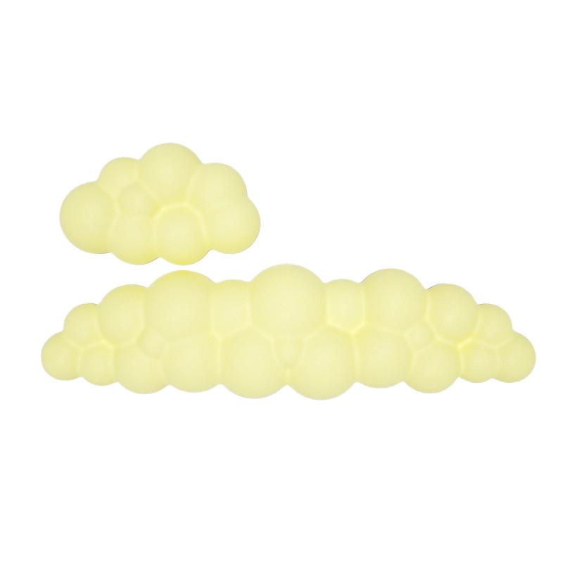 Cross-Border Cloud Memory Foam Keyboard Wrist Rest - Large Non-Slip Desktop Support