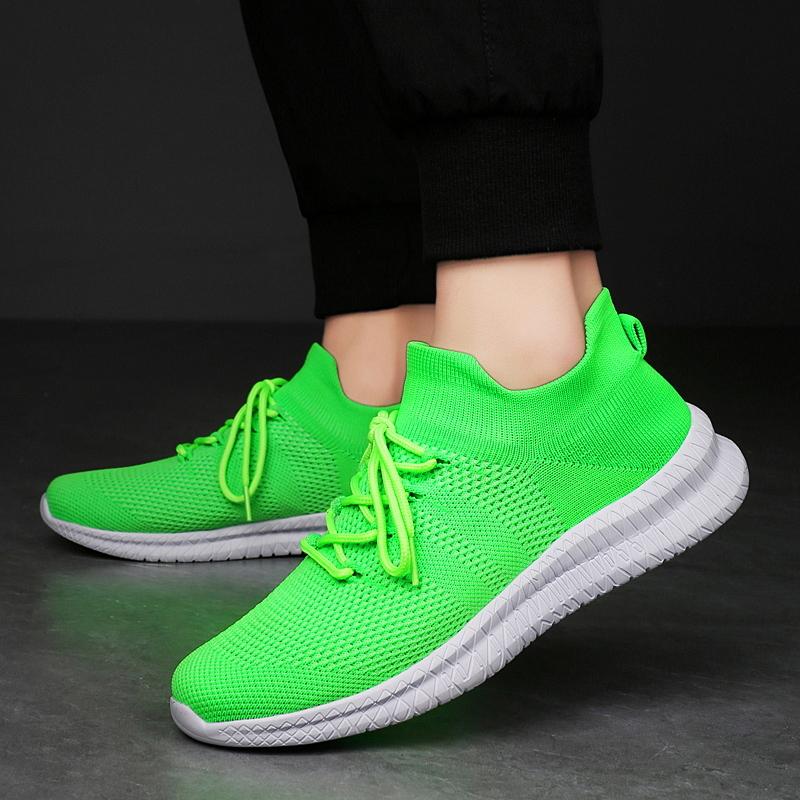 Shoes Men High Quality Summer Shoes For Men Breathable Male Sneakers Breathable White Fashion Gym Casual Light Plus Size Zapatillas Hombre