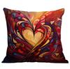 New Valentine's Day Pillow Case Creative Colorful Abstract Love Cushion Home Sofa Pillow Case