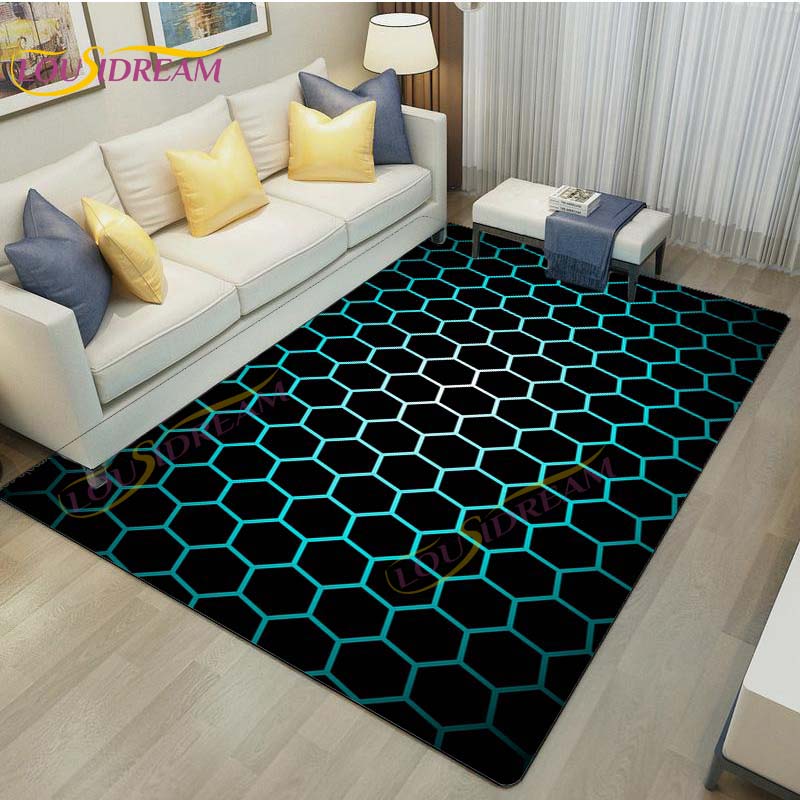 3D Vortex Illusion Rug Abstract Rug Modern Carpets for Living Room Area Rug Non Slip Floor Rug Teen's Rug Game Room Rug Play Mat