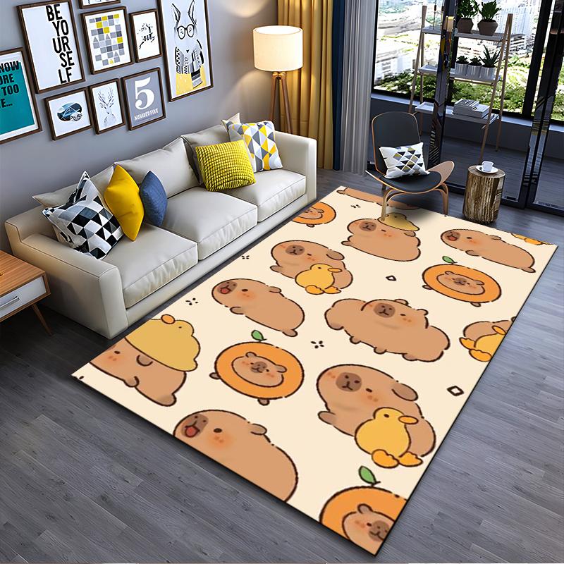 

Black carpet with white numbers 1-10, cartoon style Suitable for use as an anti-slip game mat for living room and bedroom sofas 40x60cm( 15x23in )