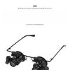 Professional 20X Magnifying Glasses - Dual Lens Jeweler Loupe with LED Lights for Watch Repai Jewelry Inspection & Craft Work