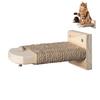 Gradini per Gatti per Gabbia Trasportino Step Graffiatoio per Animali Domestici Coperto in Canapa Sisal Posatoio per Gatti Mobili Scaffale Gabbia Scala con Viti di Montaggio per Gattini Adulti