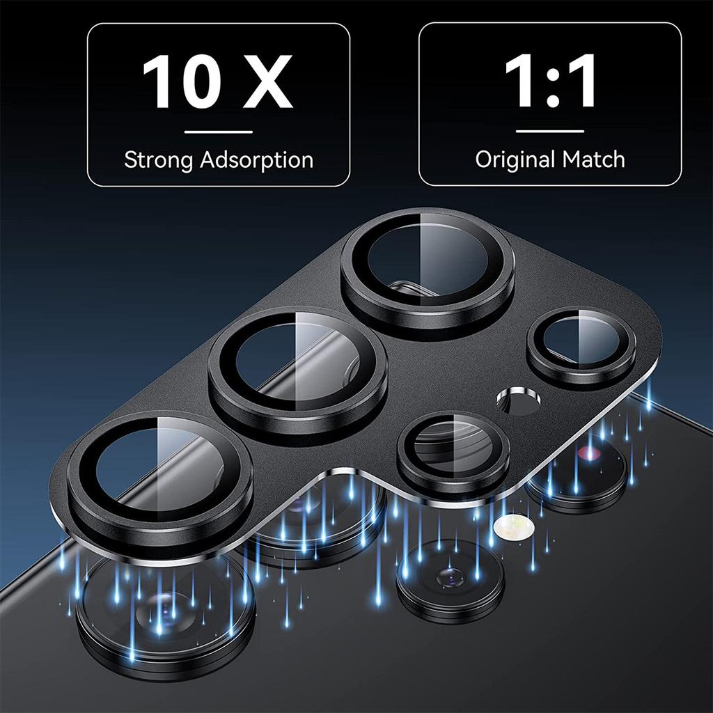 For Samsung Galaxy S26 Ultra ENKAY HAT PRINCE Camera Lens Protector Matte AR Metal + Tempered Glass Lens Film