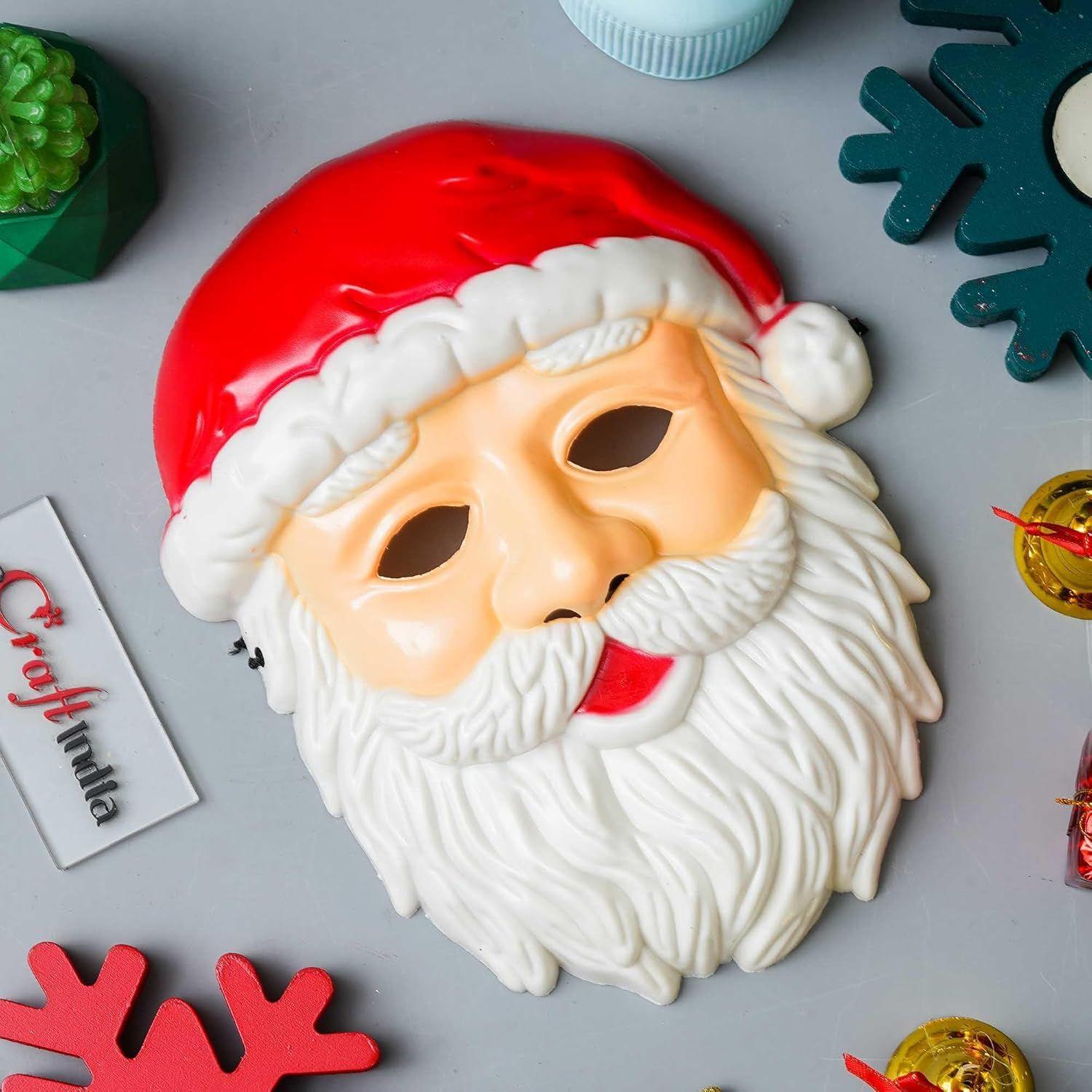 

Santa Claus Face Mask | Santa Claus Decoration | Merry Christmas Party Ornaments Props | Christmas Tree Decorations Items