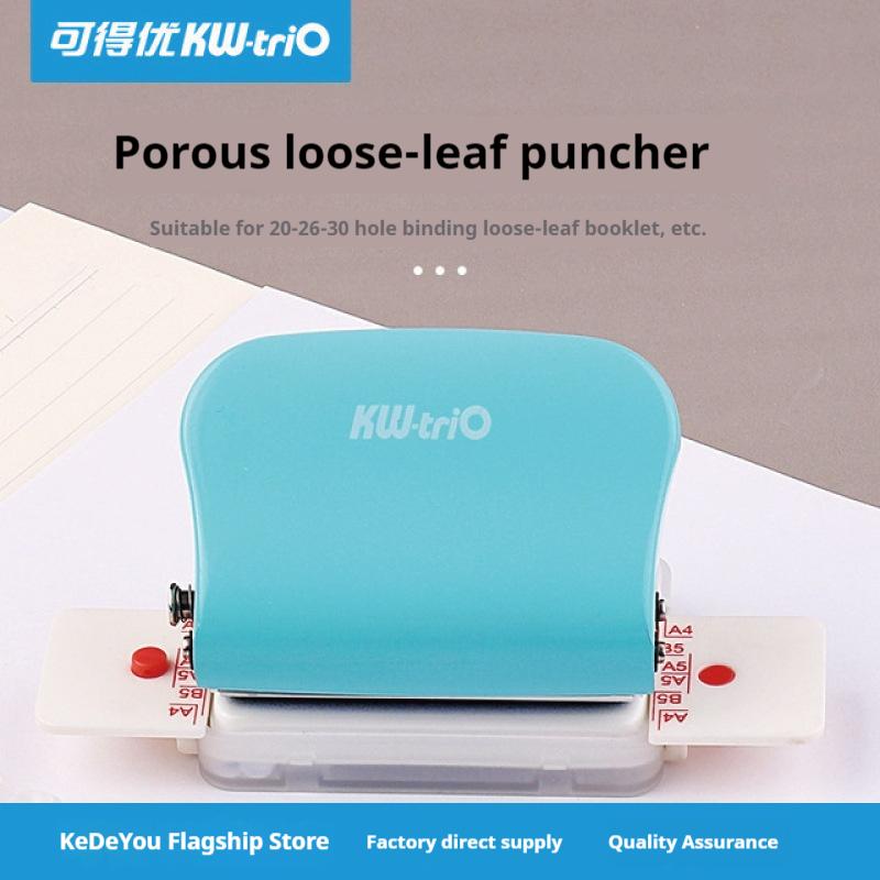 Kw-Trio 99H9 6-Hole Punching Machine 26 30 Hole Punching Machine A4 B5 Hole Punching Machine, Student Manual Punching Machine