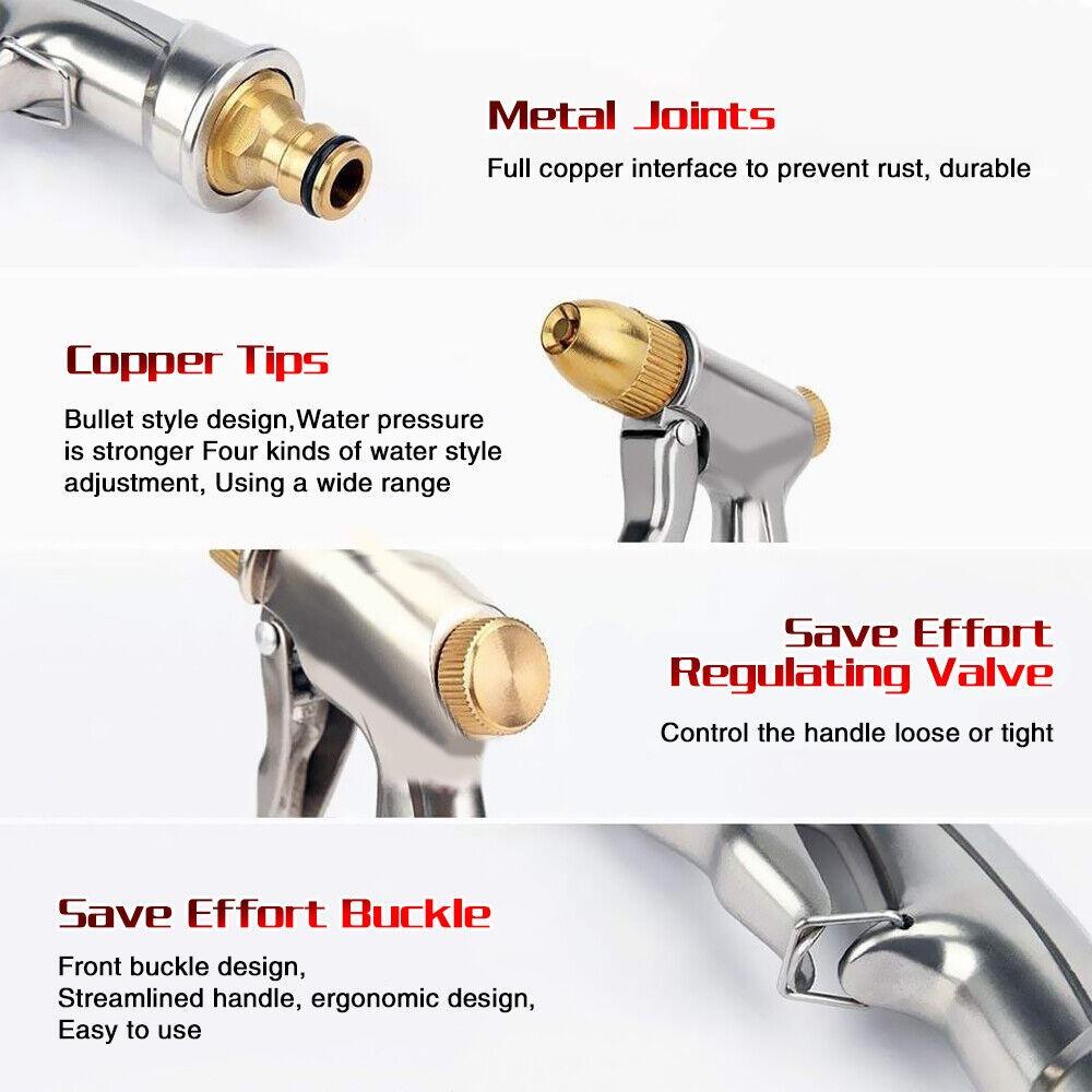 High Pressure Water Spray Tools Brass Nozzle Garden Irrigation Tools New Brass Nozzle  Car