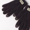 New Autumn and Winter Thickened Gloves Korean Style Cold-proof Cycling Touch Screen Warm Wool Knitted Gloves