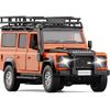 1:32 Land Rover Defender Legierungsauto Modell Diecasts & Spielzeug Metall Geländewagen Automodell Simulation Sound Licht Geschenk