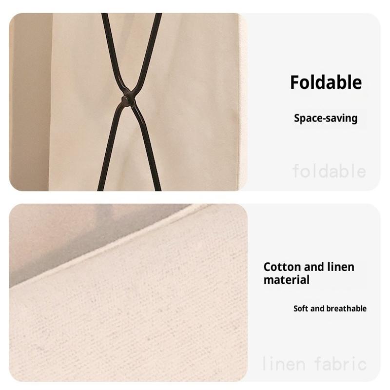 1Pc Large Capacity Dirty Clothes Basket Folding Storage Laundry Storage Box With Handle Foldable Storage Bag