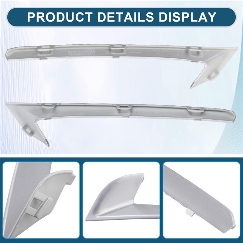 Front Bumper Grille Decorative Strip For BMW 5 Series F10 F18 51117331763 2017331764