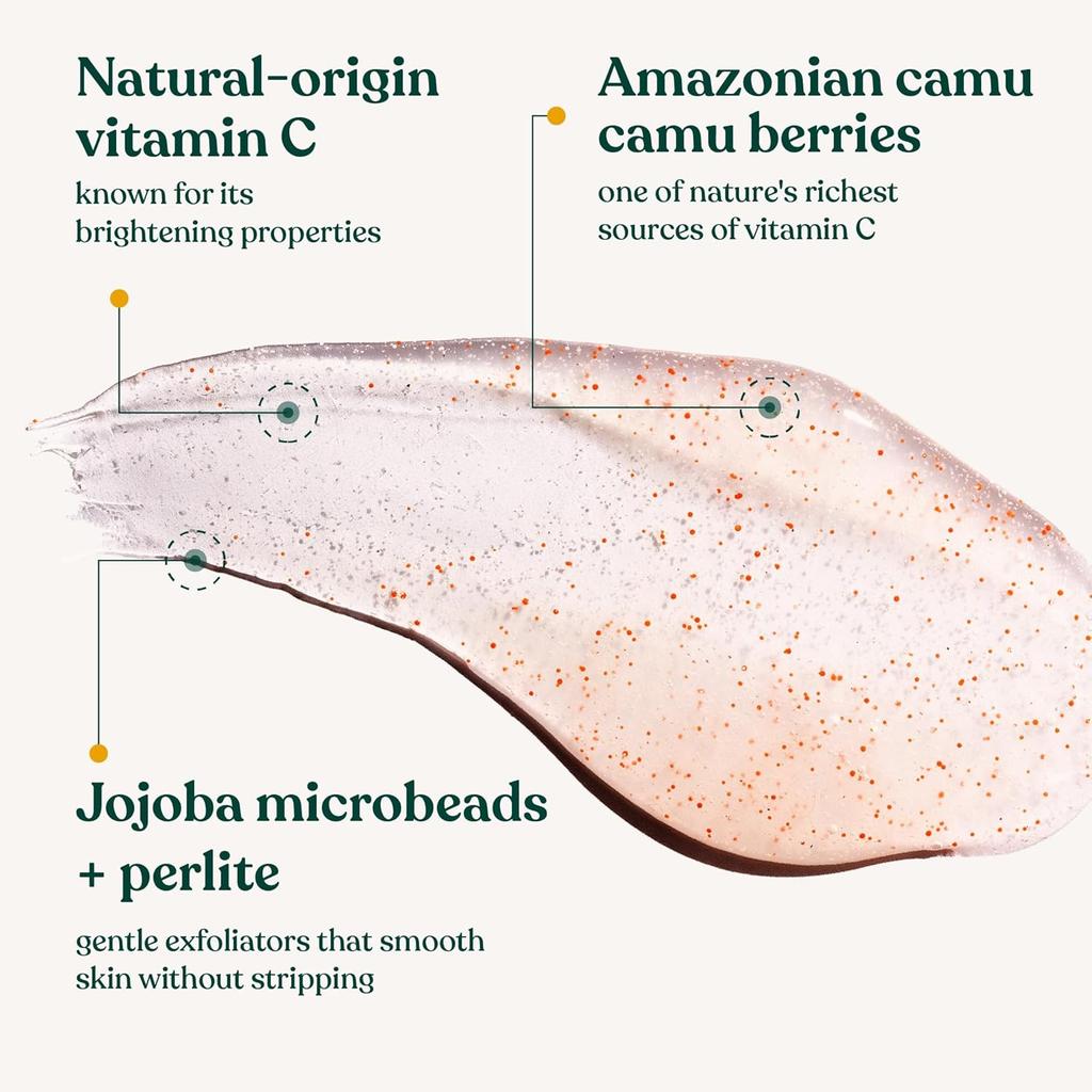 The Body Shop Vitamin C Daily Glow Cleansing Polish 100 Ml Exfoliating Face Cleanser For Dull Tired Skin Radiance