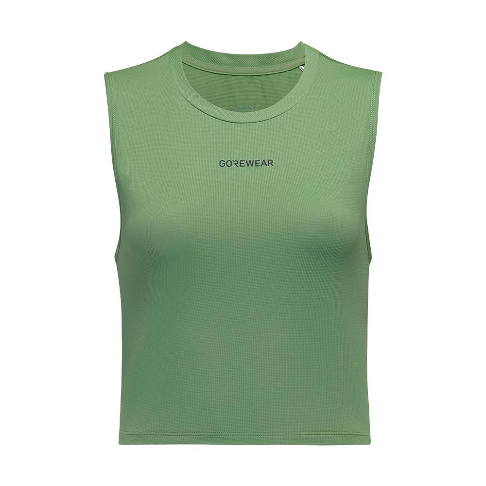 Женский кроп-топ-майка Gorewear Everyday - Цвет: Engine Green (Женский) M (40)