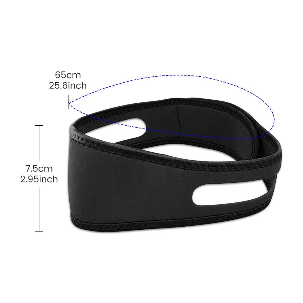Anti Snore Stop Snoring Chin Strap Belt Anti Apnea Jaw Solution Sleep Support Apnea Belt Mouth Guard for Better Breath Tool