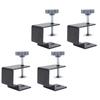 4Pcs Drawer Front Panel Installation Clamps Drill Hole Guide Fixing Clips Bow Structure Cabinet
