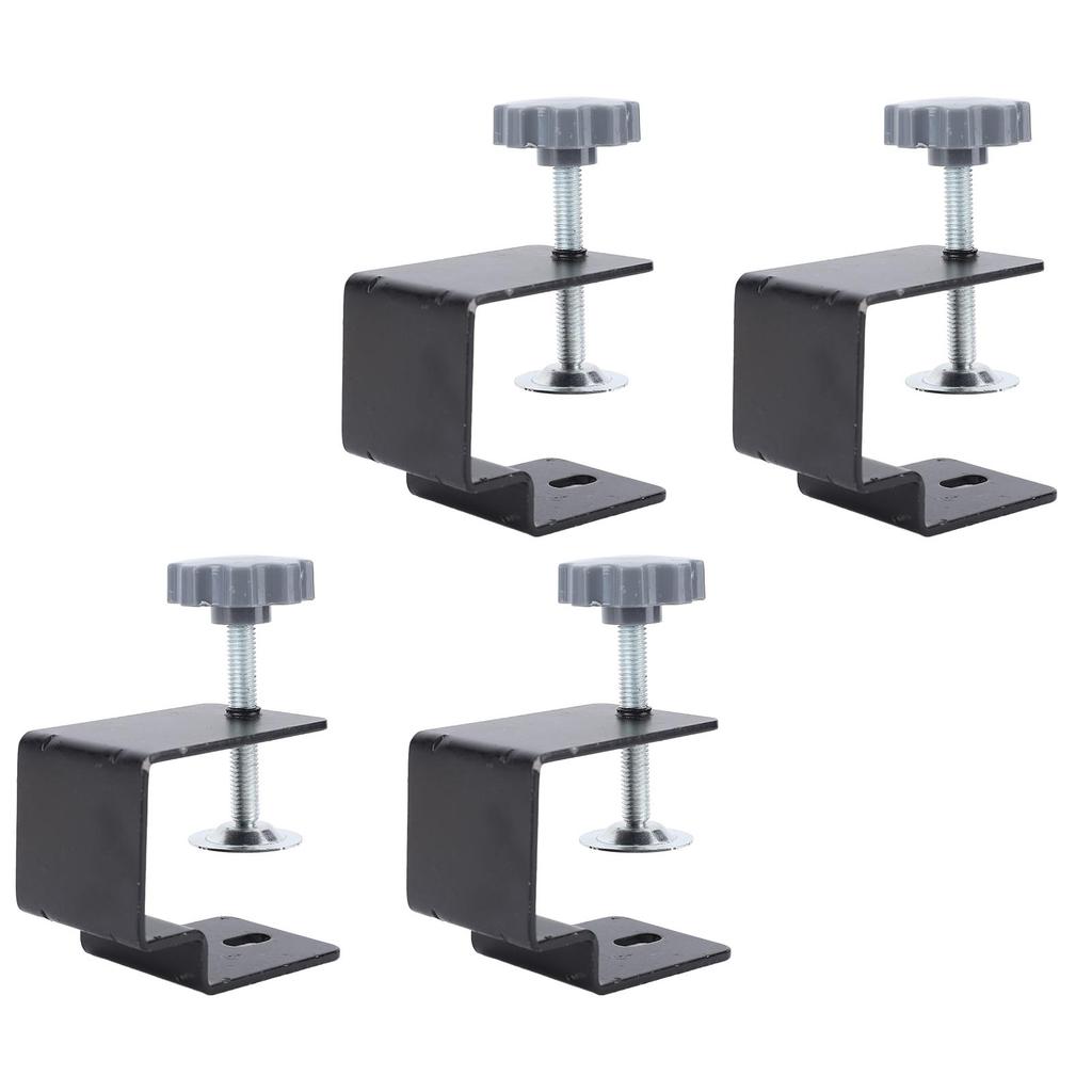 4Pcs Drawer Front Panel Installation Clamps Drill Hole Guide Fixing Clips Bow Structure Cabinet