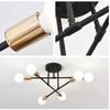 Ceiling Lights Modern Multiple LED E27 Lamp Base Black/White/Gold For Living Room / Bedroom Indoor Lighting Retro
