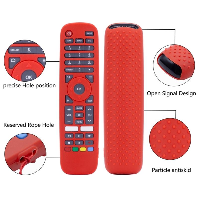 Soft Protective Case For HTRA10AG Television Remote Cover Protector With Lanyard Shockproof And Dust Resistant Design