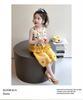 Girls' Colorful Polka Dot Vest & Star Pants Set - 2026 Summer Casual Outfit