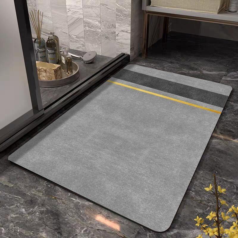 Modern Minimalist Floor Mat - Absorbs Water and Oil, Quick-Drying Kitchen Floor Mat, Bathroom Mat, Home Decor