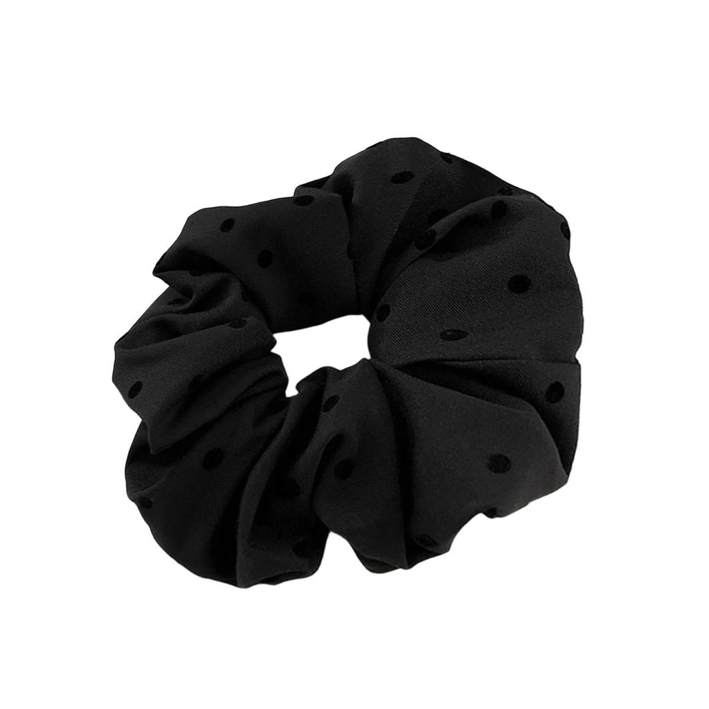 Elegant Dot Bows Hair Tie High Elasticity Practical Hairpiece Firm Hold Practical Hair Accessory for Styling or Wrist