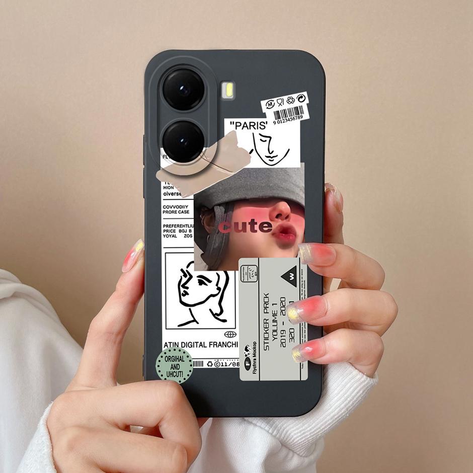 Cases For Xiaomi PocoX7 X7Pro Colorful Love Heart Girl Dustproof Drop-Resistant Portable Bumper For Xiaomi Poco X7 Pro Housing